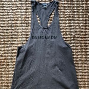 Gymshark stringer tank top half logo design